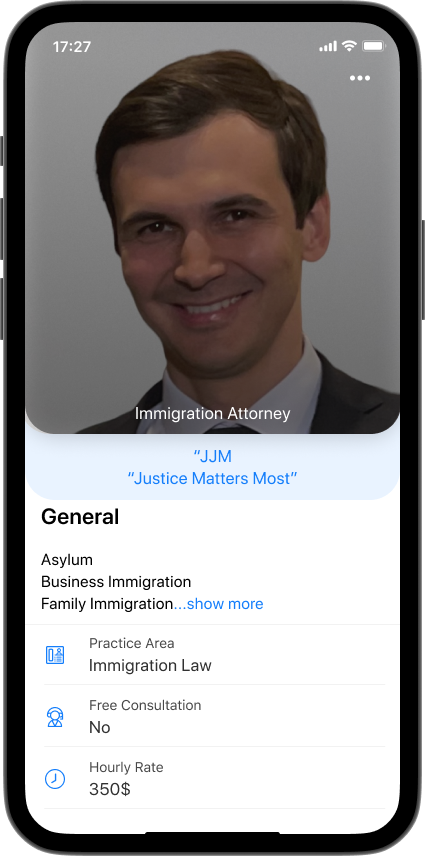 Attorney's profile