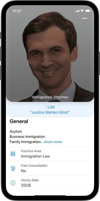 Attorney's profile